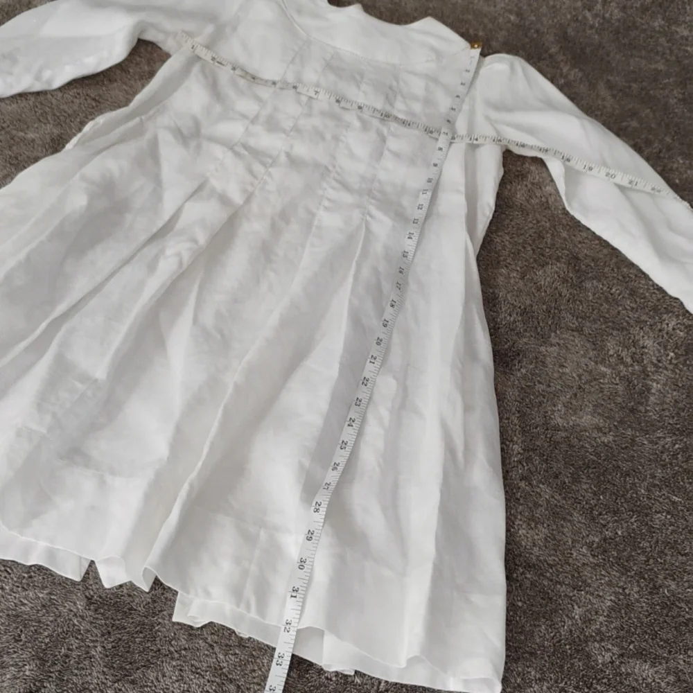 Laura Ashley Vintage Irish Linen Dress Girls 7-8 Years With Flaw
